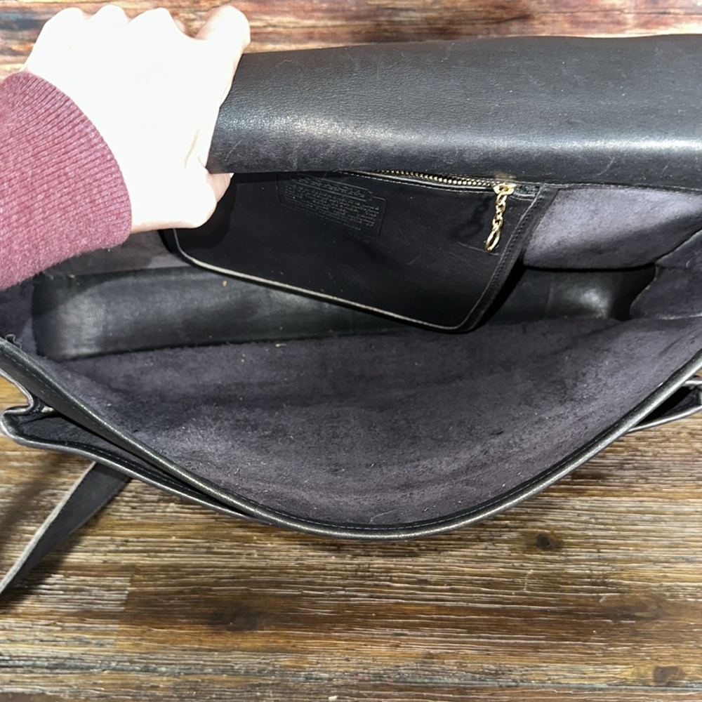Coach Vintage Black Briefcase! - Picture 8 of 9